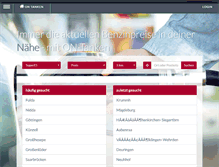 Tablet Screenshot of on-tanken.de